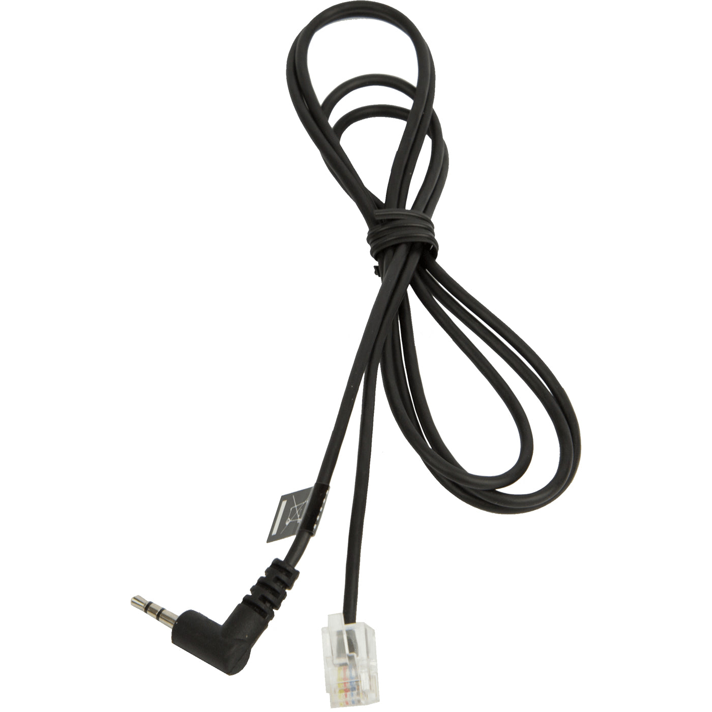 Jabra ST25FCC – Adapterkabel – für Alcatel, Gigaset, Panasonic – RJ-10 auf 2,5 mm Klinke – 1 m – schwarz