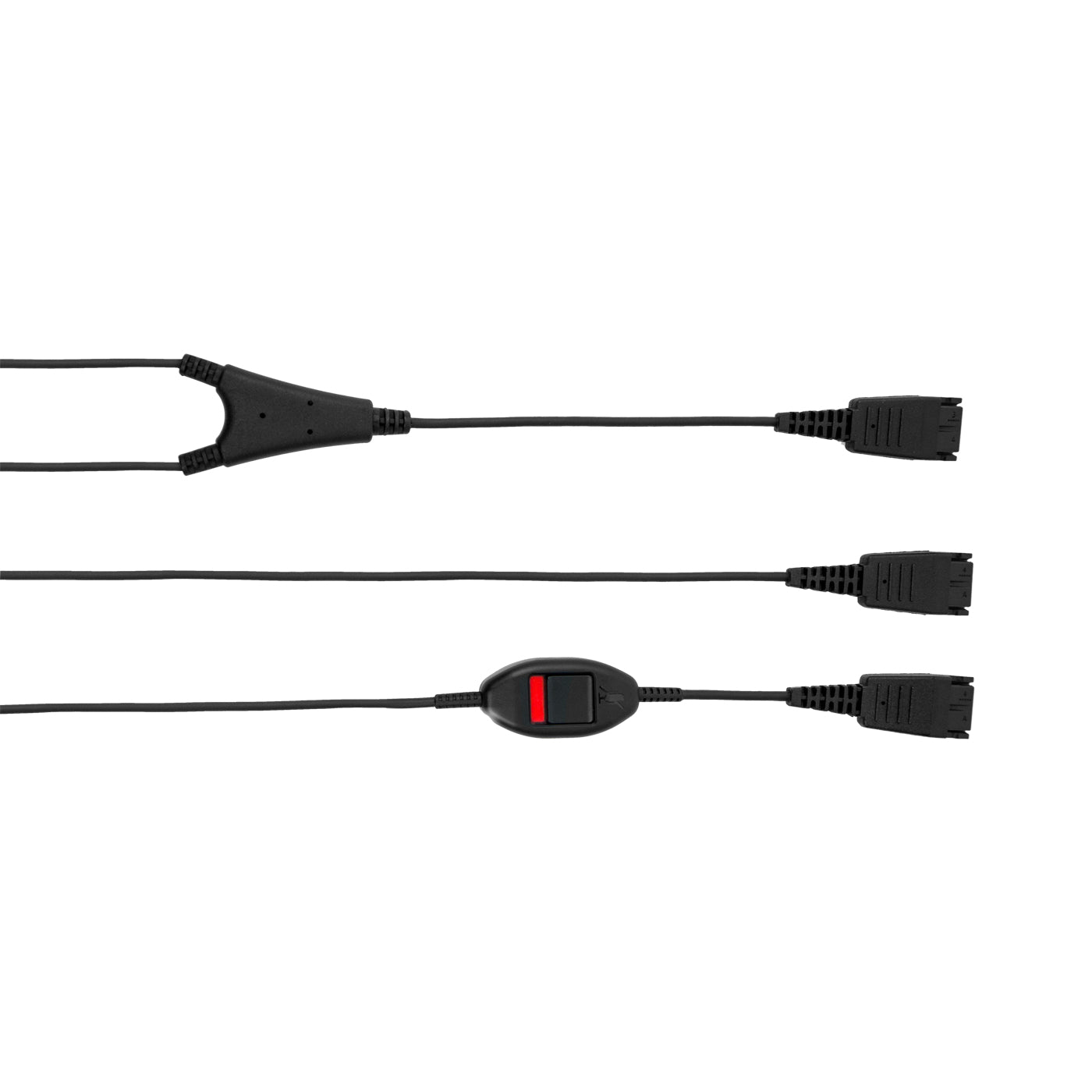 Jabra Supervisor 8800-02-01 – Adapterkabel – für Jabra – QD auf 2×QD – schwarz