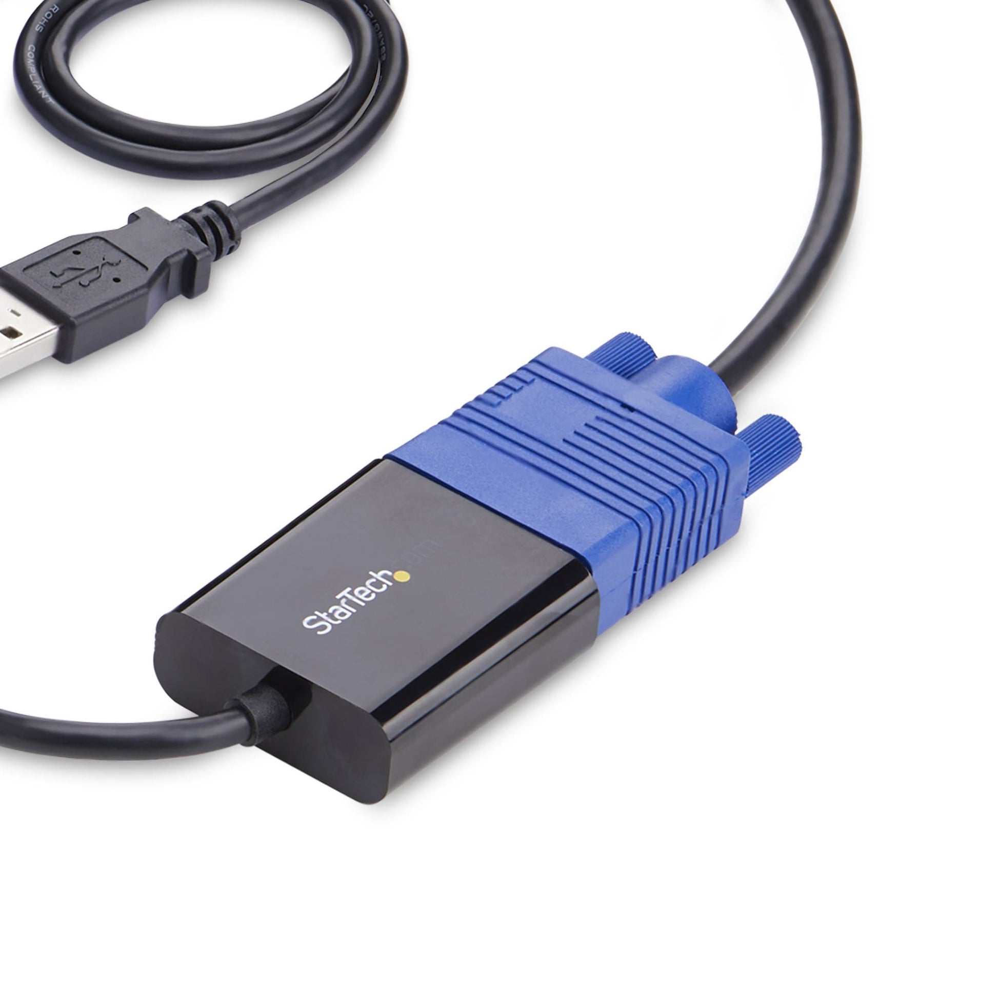 StarTech.com VGA/MDP Crash-Cart-Adapter – 1-Port VGA/DP CIM-Modul – 1920 × 1200, USB