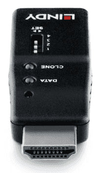 Lindy 32105 – HDMI EDID Feeder, 8K@60 Hz, 48 Gbit/s, HDCP 2.3, USB-C, Schwarz