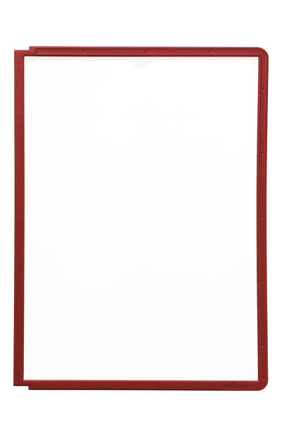 Durable SHERPA A4 Sichttafel, blendfrei genarbt, rot