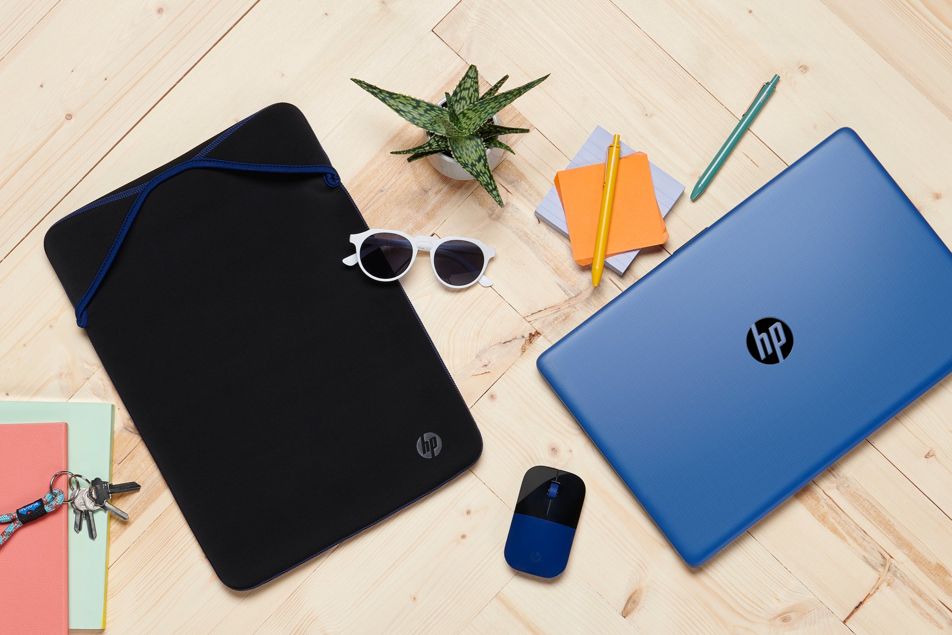 HP Notebook-Schutzhülle 15,6" – Schwarz/Blau