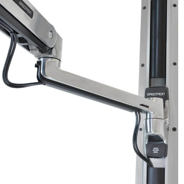 Ergotron LX CPU HOLD MED – Zubehör: CPU-Halter, Medium – für LX SitStand Wandsystem, Silber