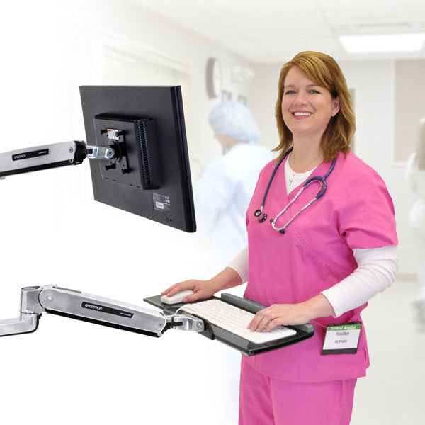 Ergotron LX – Zubehör: CPU-Halter, klein – für LX SitStand Wandsystem, Schwarz