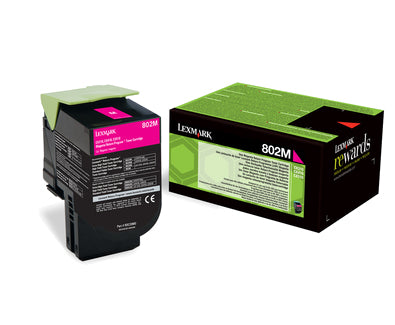 Lexmark Toner 80C20M0 – magenta, 1000 Seiten – für Lexmark CX310/CX510