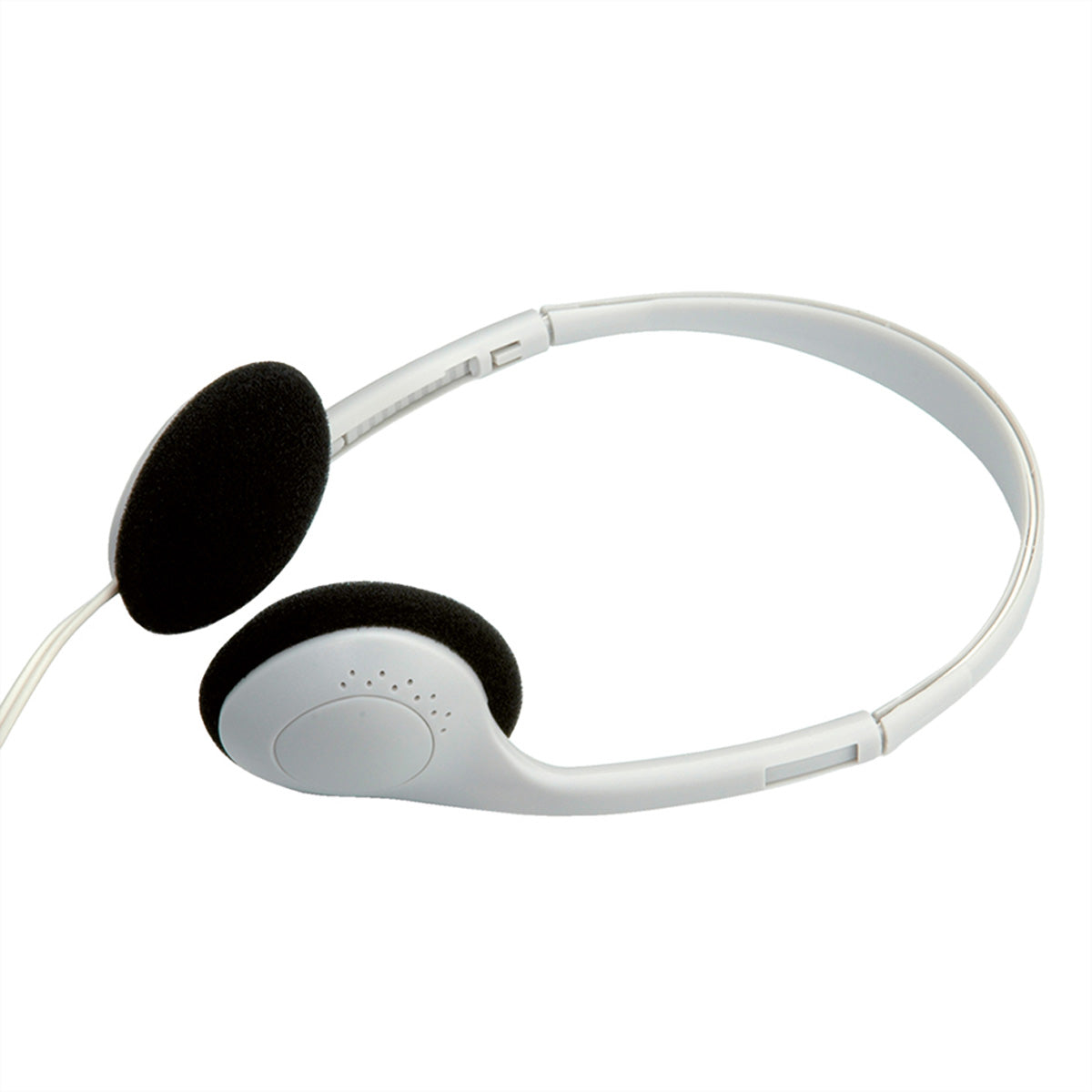 VALUE On-Ear Kopfhörer – Stereo, Kabel, 3,5 mm Klinke, Lautstärkeregler, Grau