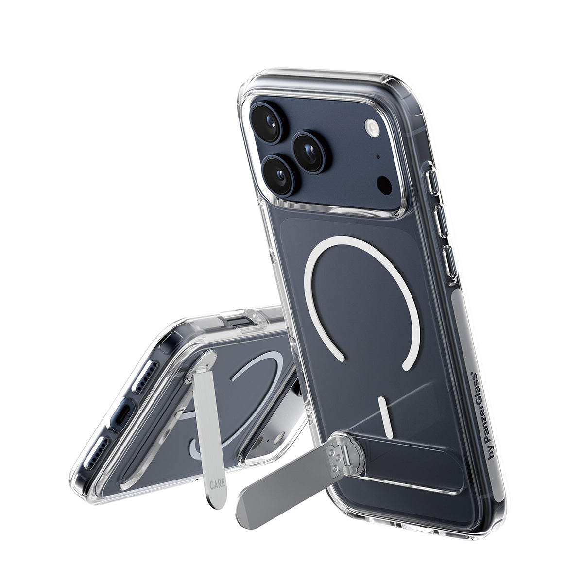 PanzerGlass Backcover CARE – für Apple iPhone 17 Pro Max – transparent – MagSafe-kompatibel