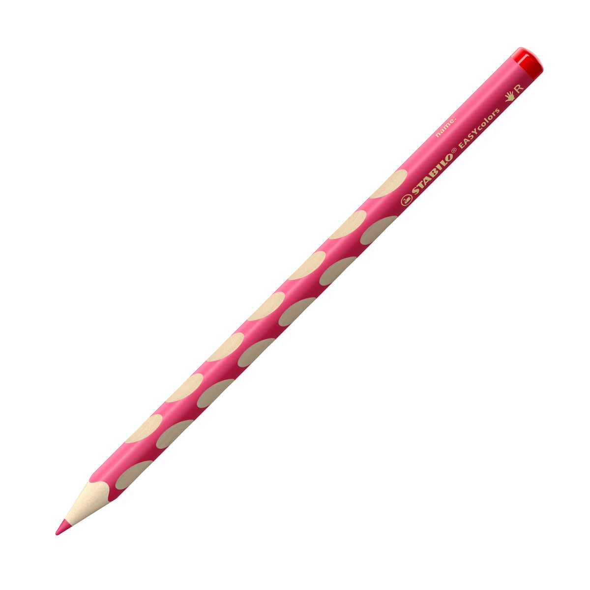 STABILO Buntstifte EASYcolors – Dreikant, Minen-Ø 4,2 mm, Einzelstift Rosa