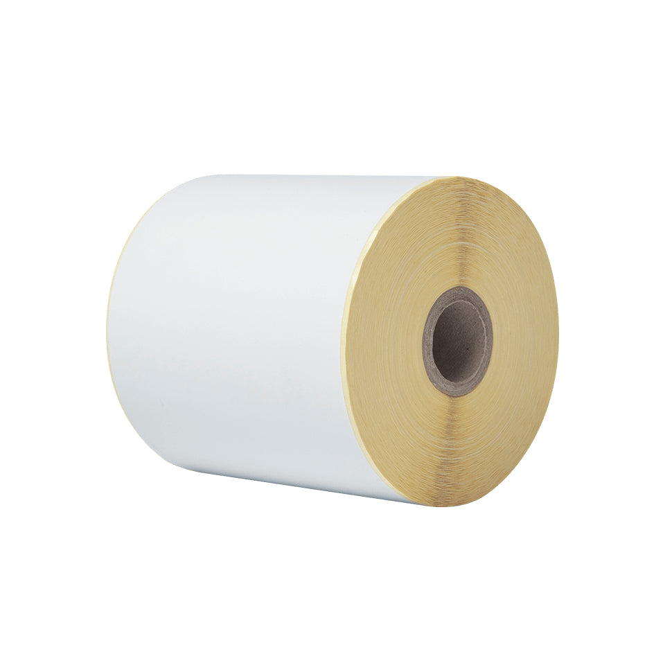 Brother Endlos-Etiketten, 102 mm × 56,4 m, weiss, Papier, permanent, für Thermo-Etikettendrucker