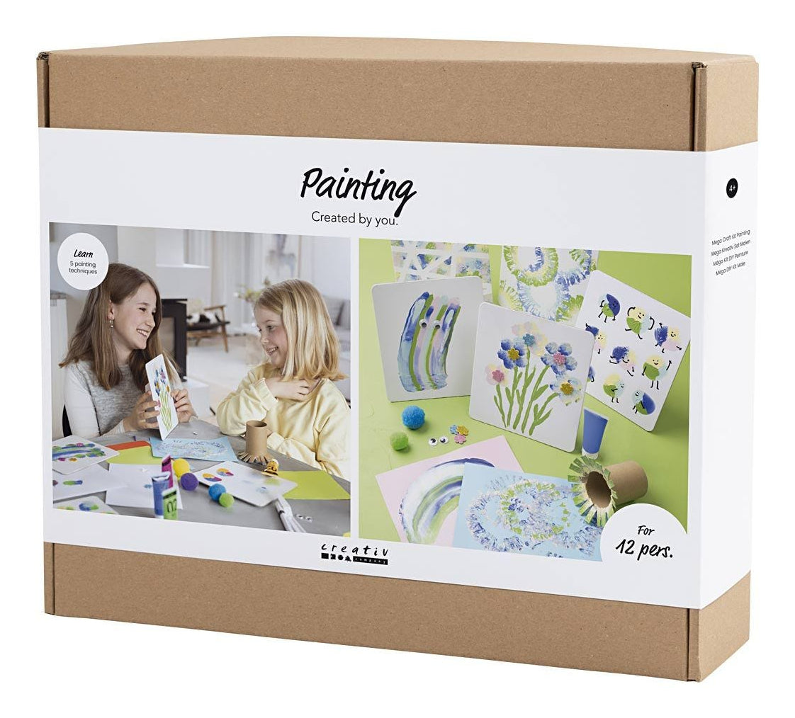 Creativ Company Guss-/Mal-Set für Kinder – XL für 6–12 Kinder – ab 4 Jahren