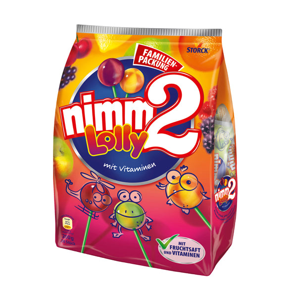 STORCK Nimm2 Lolly – Früchte – 200 g