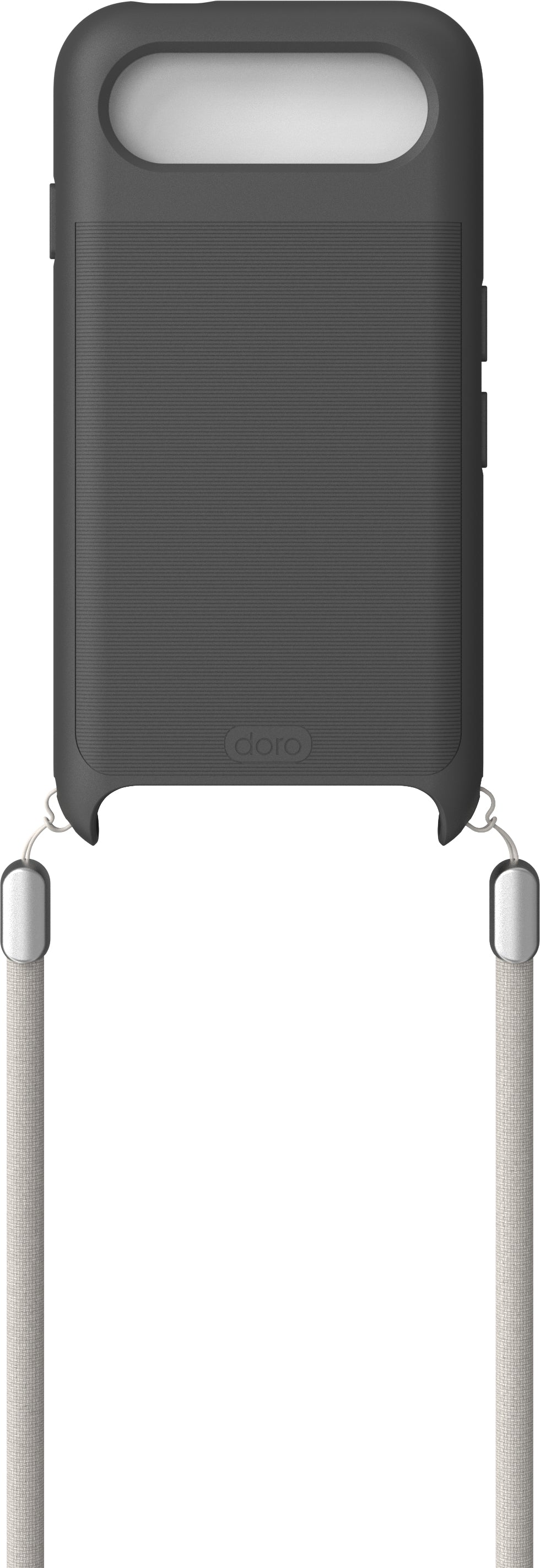 Doro Backcover – für Doro Aurora A2X – graphit – PC, mit Kordel