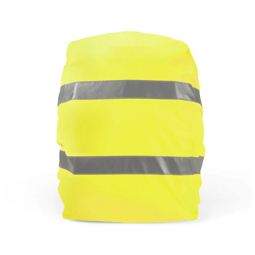 DICOTA Rucksack-Regenschutz – reflektierend – für Rucksäcke bis 320 × 455 × 220 mm – 25 l – Gelb