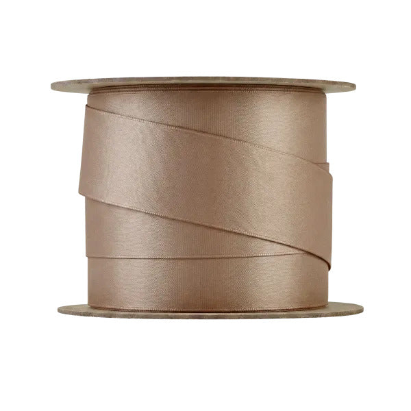 Blomus Geschenkband, Satin, matt, Beige, 25 mm × 5 m, 1 Stk.