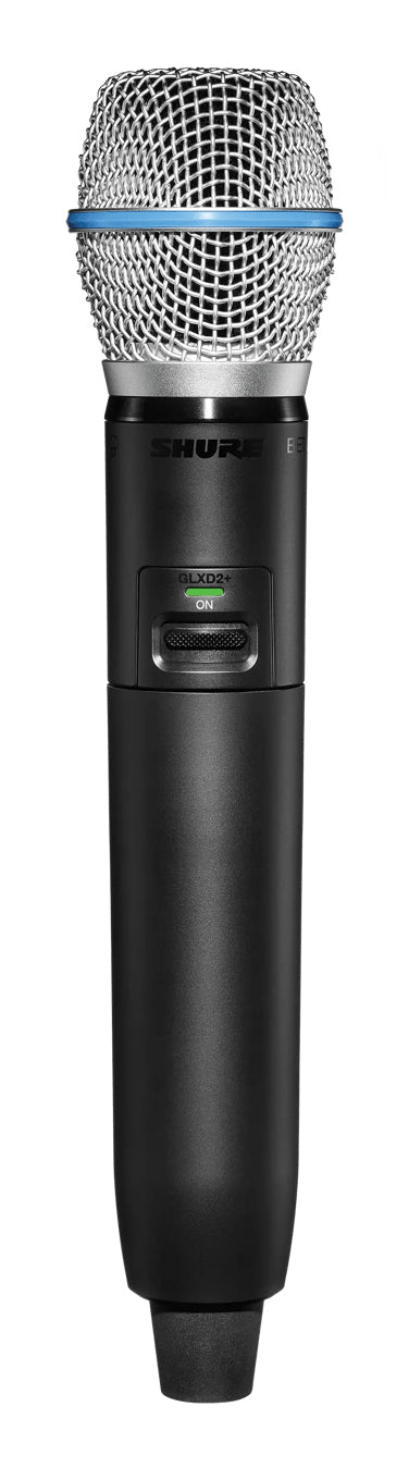 Shure GLXD24R+E/BETA 87A – Bühnenmikrofon – XLR, 6,35 mm Klinke, Kabellos, Superniere, 2400–5800 MHz