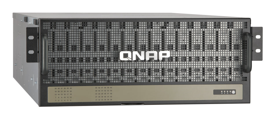 QNAP TL-R6020SEP-RP – 60-Bay Rack 4U JBOD – redundantes Netzteil, für 3,5" HDD/SSD, SAS/SATA