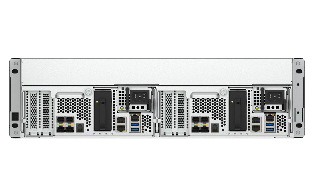 QNAP ES1686dc R2-2142IT-128G Speichergerät – 512 GB, 7× 1 Gbit/s RJ‑45, Hot-Swap-Unterstützung