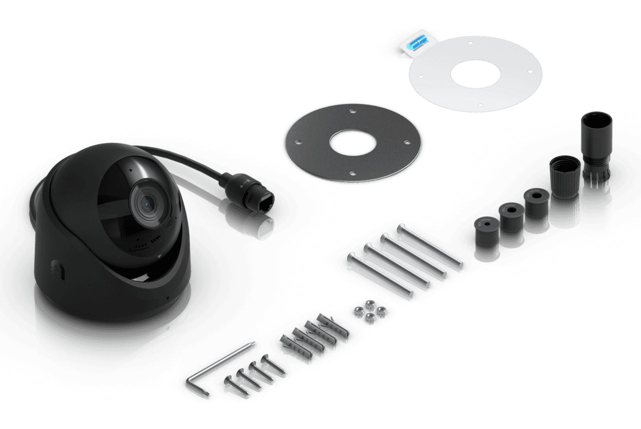Ubiquiti G6 Turret-Kamera – 4K, 30 fps, 1/1,8" Bildsensor, Schwarz