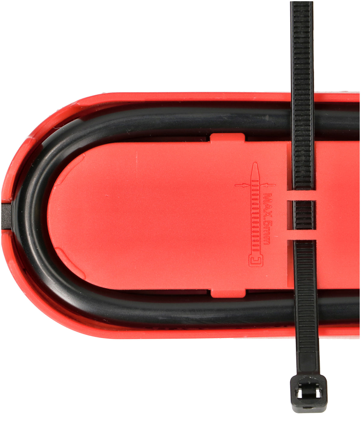 Max Hauri AG Steckdosenleiste, 5×T13, 1×USB-A + 1×USB-C, 17 W gesamt, mit Schalter, 2,2 m – rot/schwarz