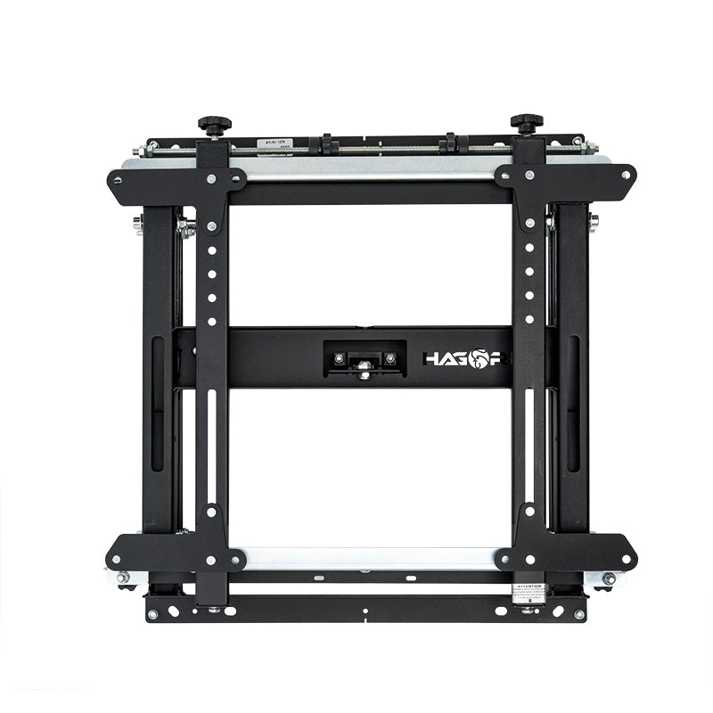 Hagor Videowandhalterung – 42–55" – VESA 75×75–600×400 – bis 40 kg, Push-Out, für randlose Displays – VWH-1