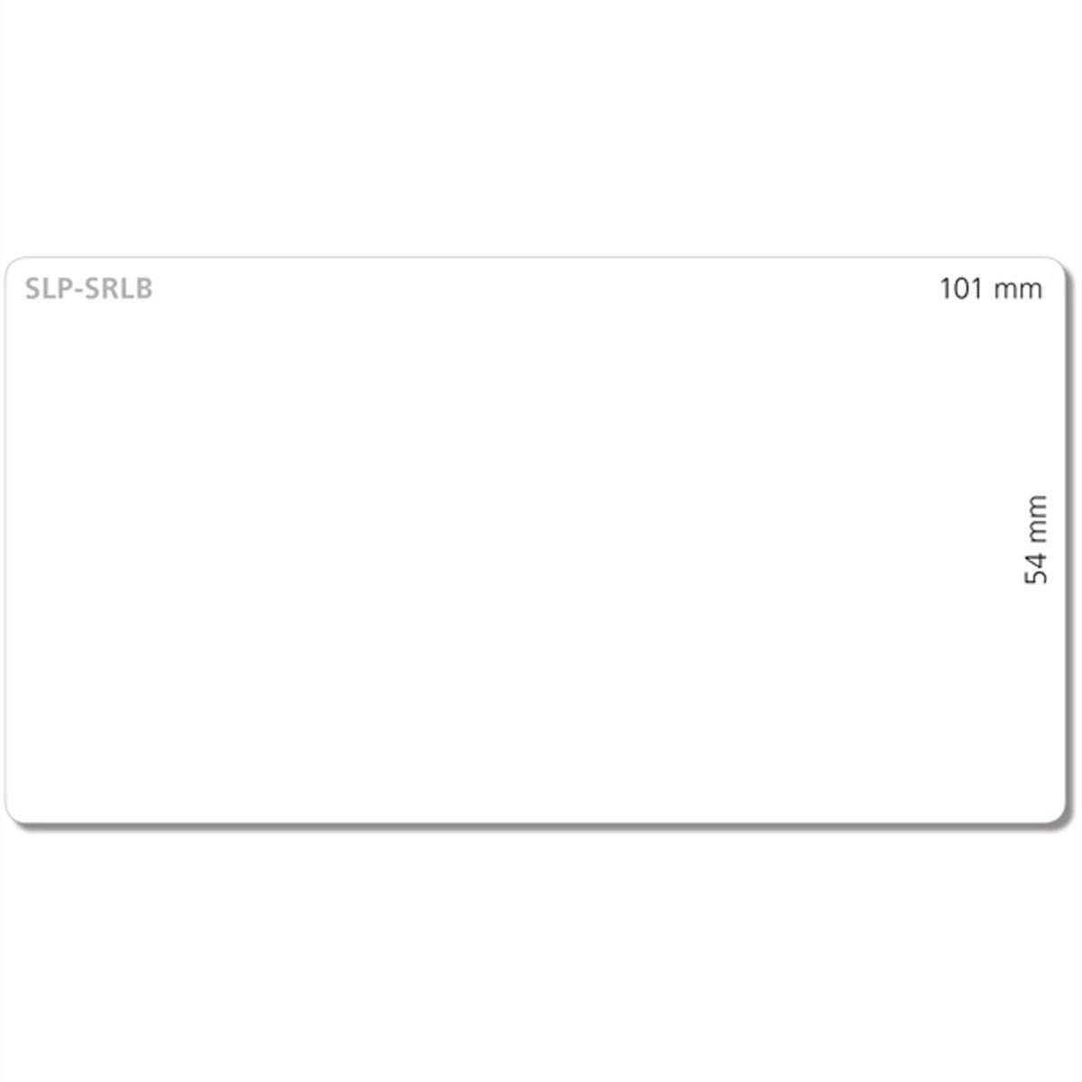 Seiko Instruments Etiketten (Rolle) 101 × 54 mm – permanent haftend – 900 Stk./Rolle – für Seiko SLP-Serie