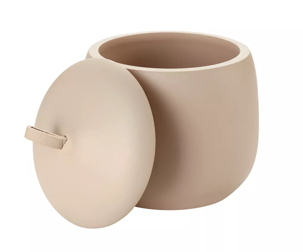 Diaqua Aufbewahrungsbox Smilla – Polyresin, 9,5×9,5×9,5 cm, Beige