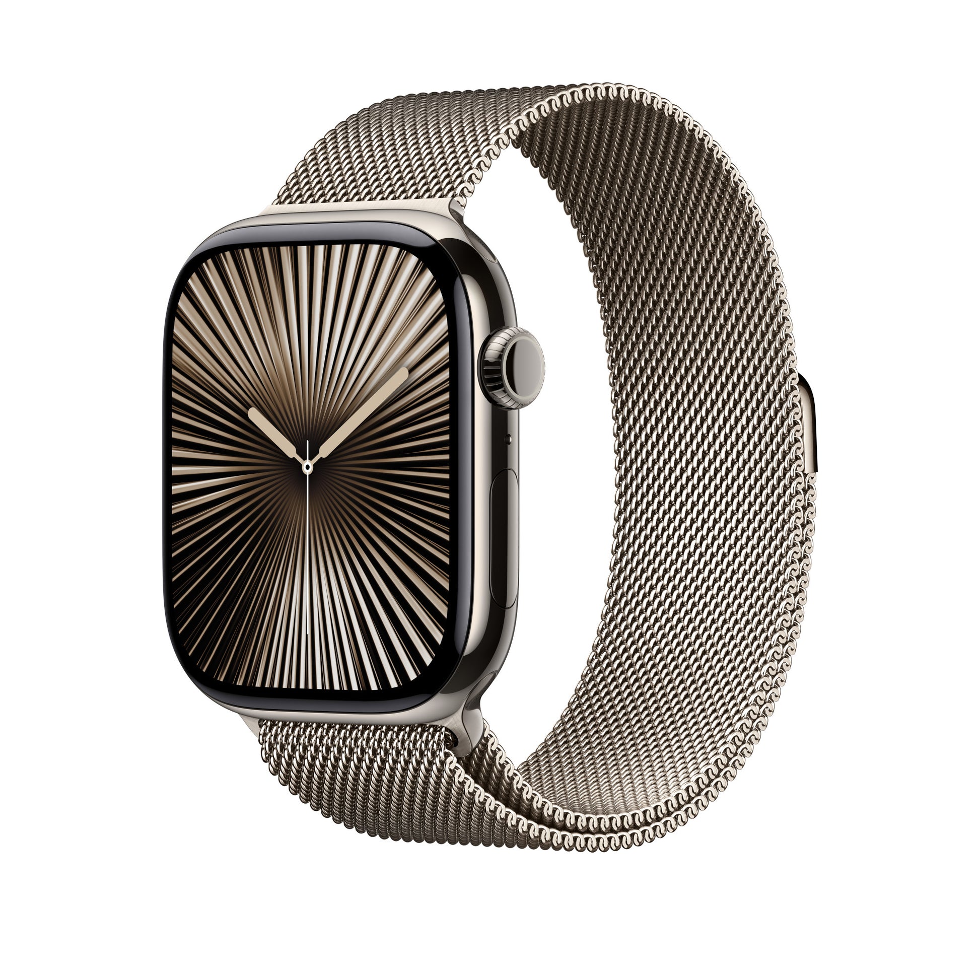 Apple Milanese Loop – Armband – für Apple Watch 46 mm, Grau, S/M