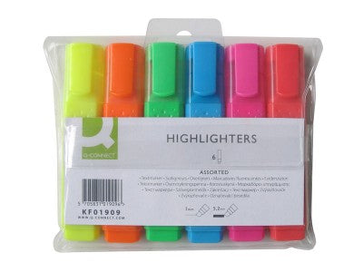 Q-CONNECT Textmarker Orange – Keilspitze, 1–5 mm