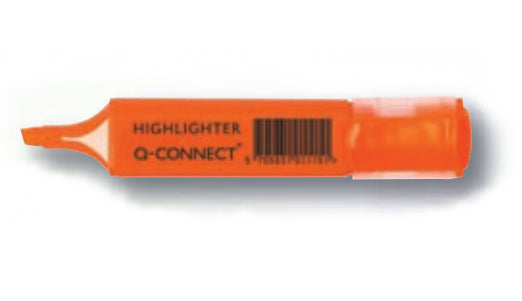 Q-CONNECT Textmarker Orange – Keilspitze, 1–5 mm