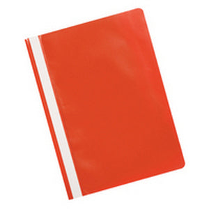 Q-CONNECT Schnellhefter – A4, PP, rot, Beschriftungsfeld, 1 Stk.