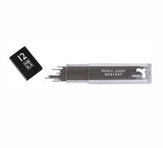 Q-CONNECT Bleistiftminen – Grau, 0,5 mm, HB, 12 Stk.