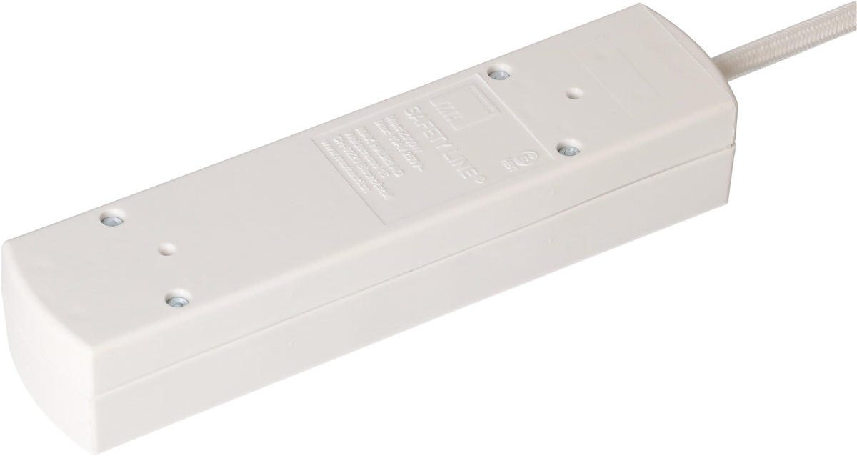 Max hauri split Max Hauri TEX Steckdosenleiste, 5×T13, 2 m, Eingang T12, IP20 – weiss