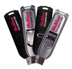 McAfee Zero-Footprint BIO – 2 GB USB Typ-A 2.0 – Fingerabdruck, Passwortschutz – für Windows und Mac OS X