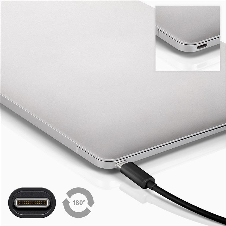 Goobay USB-C auf USB-C Kabel – USB 3.2 Gen 1 (5 Gbit/s) – 3 m – PD 60 W – Schwarz – für Smartphones und mehr