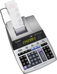 Canon Tischrechner, druckend MP-1211 LTSC – 12-stellig, 2-farbig, 4,3 Zeilen/s, Steuer/Währung, Netz