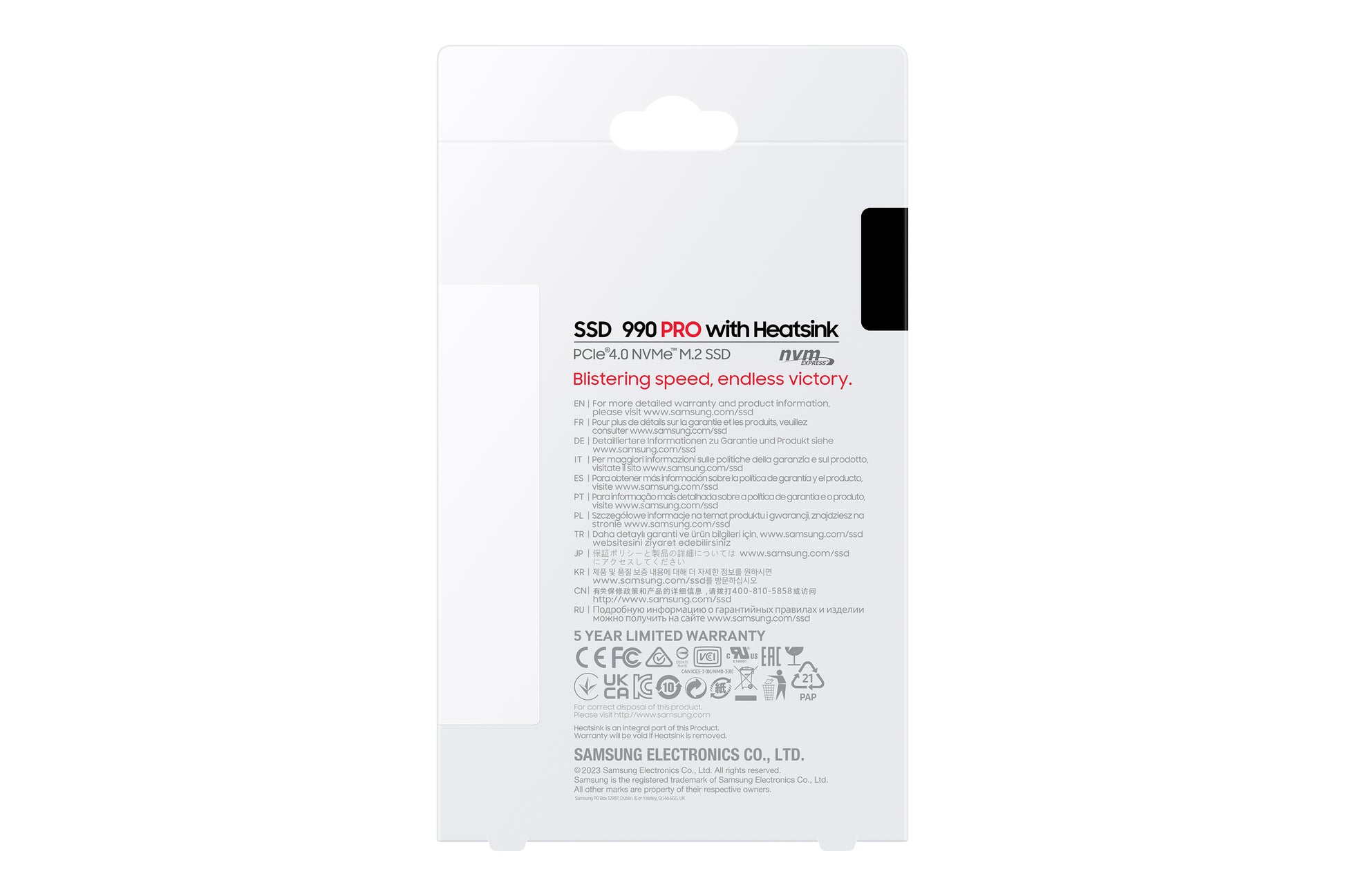 Samsung 990 Pro – M.2 2280, PCIe 4.0, NVMe