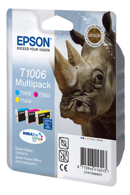 Epson Tintenpatronen-Multipack, Cyan/Magenta/Gelb (Original) – für Stylus SX610FW/SX600FW/SX515W/SX510W