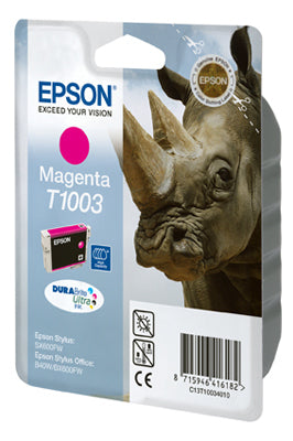 Epson C13T100340 Magenta Tintenpatrone (Original) – 635 Seiten – für Epson Stylus SX610FW/SX600FW/SX515W