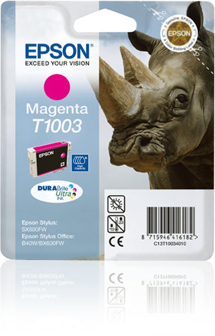 Epson C13T100340 Magenta Tintenpatrone (Original) – 635 Seiten – für Epson Stylus SX610FW/SX600FW/SX515W
