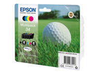 Epson Tintenpatronen-Multipack 34, CMYK, 4er-Pack – für Inkjetdrucker/Multifunktionsgeräte