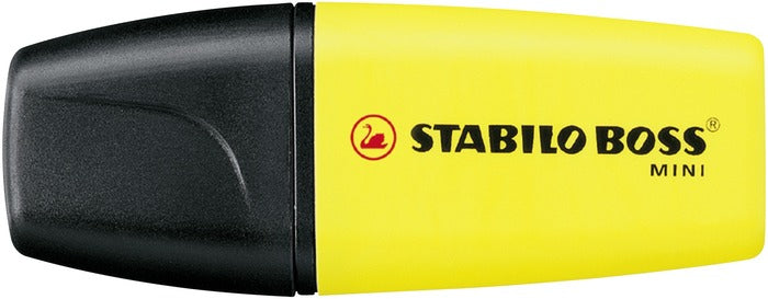 STABILO BOSS Mini Textmarker Gelb – Keilspitze