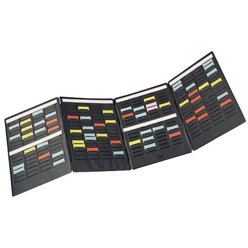 Nobo Zubehör-Set für Planungstafeln (T-Card-System), T-Card-Grösse 1,5, 1000 T-Karten, Schwarz
