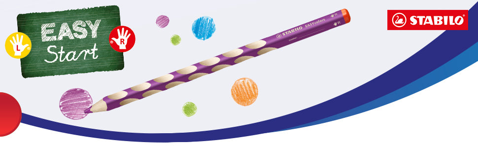 STABILO Buntstifte EASYcolors R – Dreikant, Minen-Ø 4,2 mm, Einzelstift Laubgrün