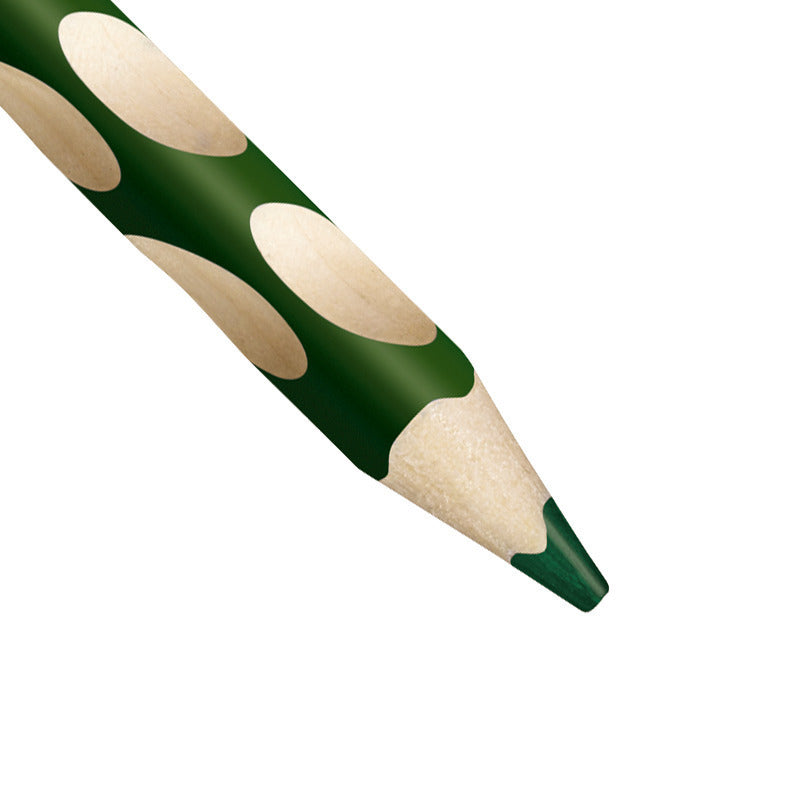 STABILO Buntstifte EASYcolors R – Dreikant, Minen-Ø 4,2 mm, Einzelstift Laubgrün
