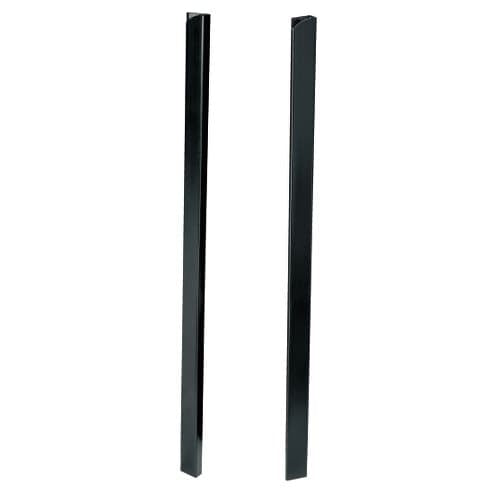 GBC Klemmschiene – A4 – 10 mm – bis 70 Blatt, schwarz – 25 Stk.