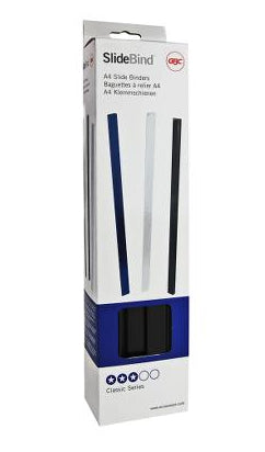 GBC Klemmschiene – A4 – Rücken 5 mm, Schwarz – 25 Stk.