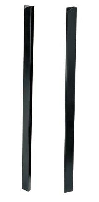 GBC Klemmschiene – A4 – 10 mm – bis 70 Blatt, schwarz – 25 Stk.