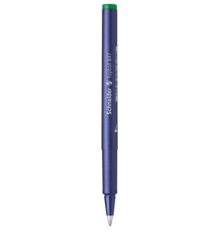Schneider Schreibgeräte Schneider Topball 847 – Tintenroller, mit Kappe, 0,5 mm, Grün
