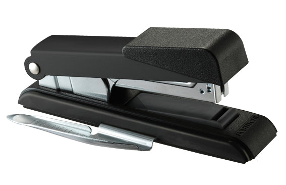 Bostitch B8 Hefter, 26 Blatt, Flat-Clinch, Klammernentferner, Einlegetiefe 65 mm, Schwarz