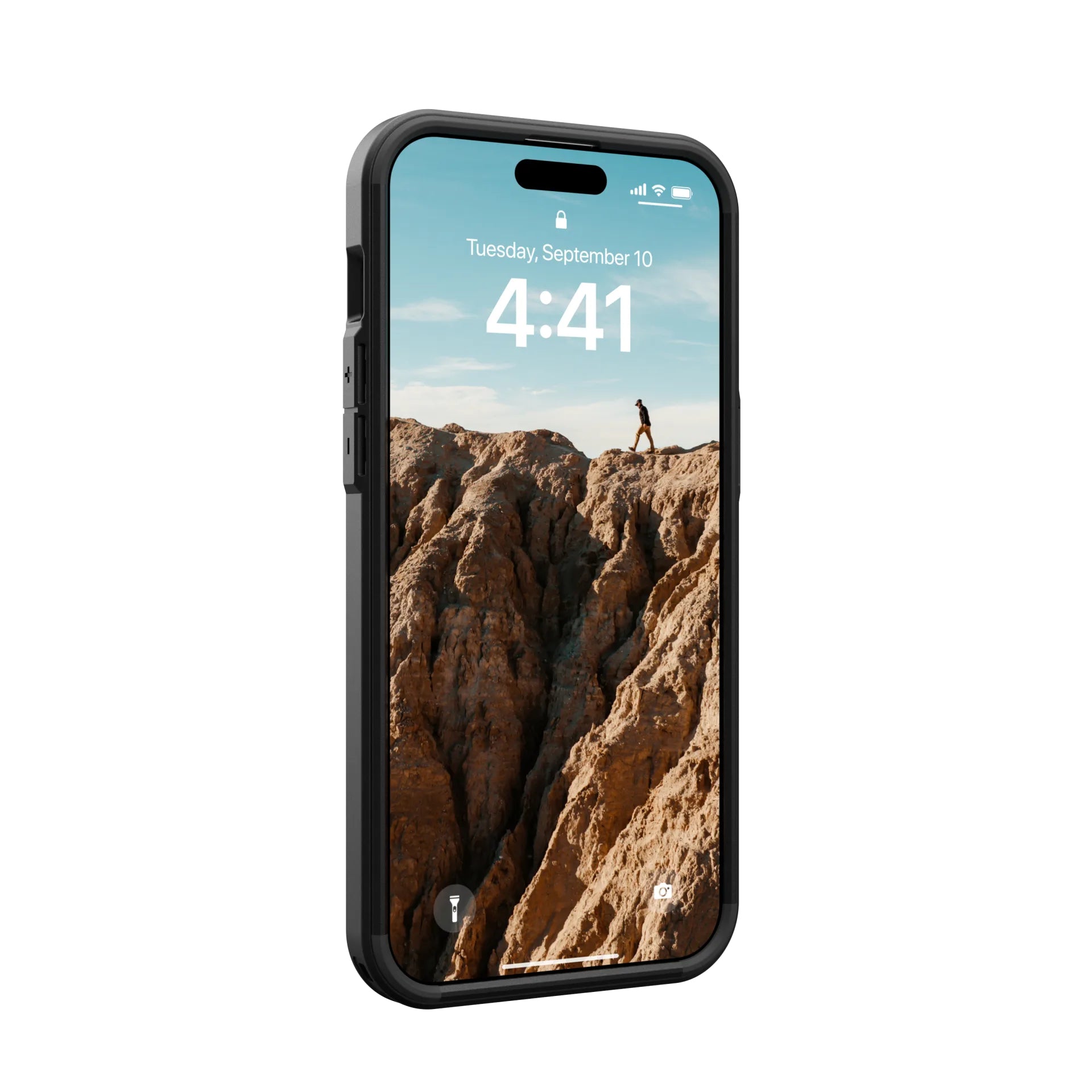 Urban Armor Gear Backcover – für Apple iPhone 15 Pro Max – schwarz – MagSafe-kompatibel